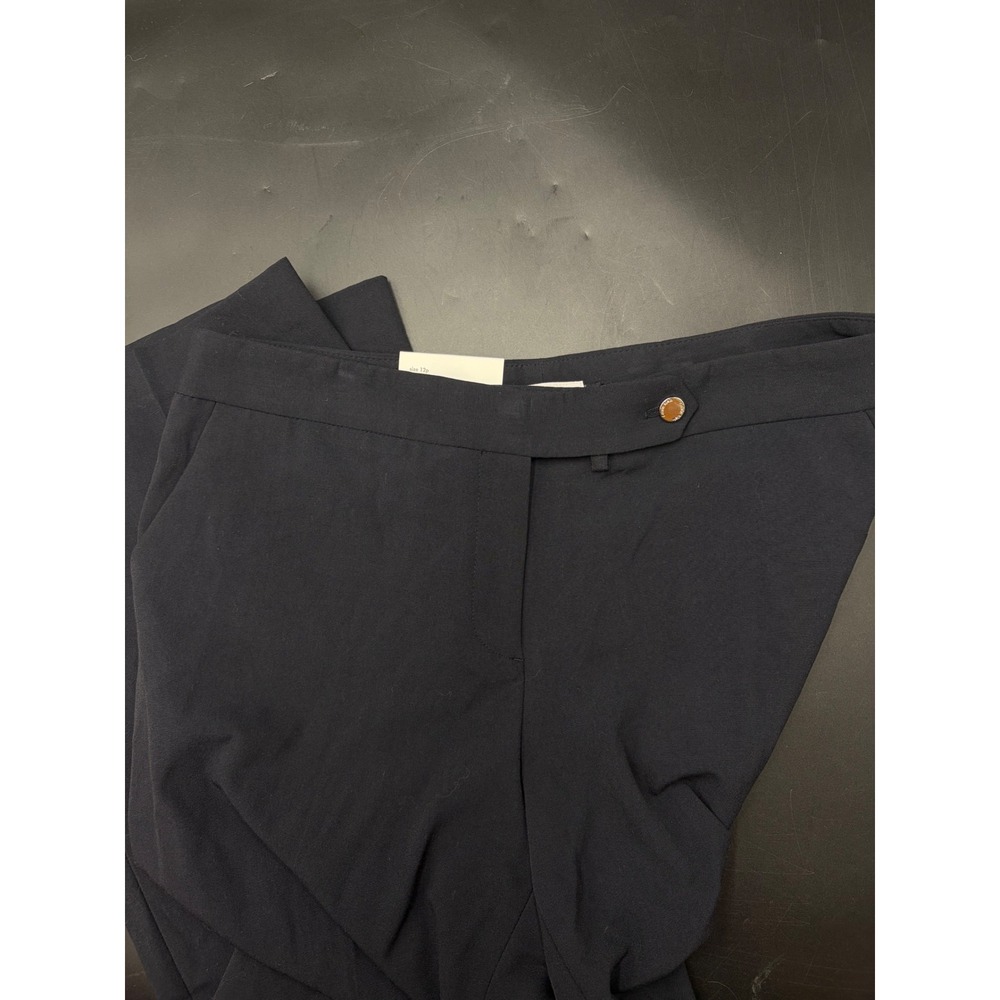 Calvin Klein Navy Black Classic Fit Dress Pants 12P SPBPN704 NWT - Picture 2 of 8